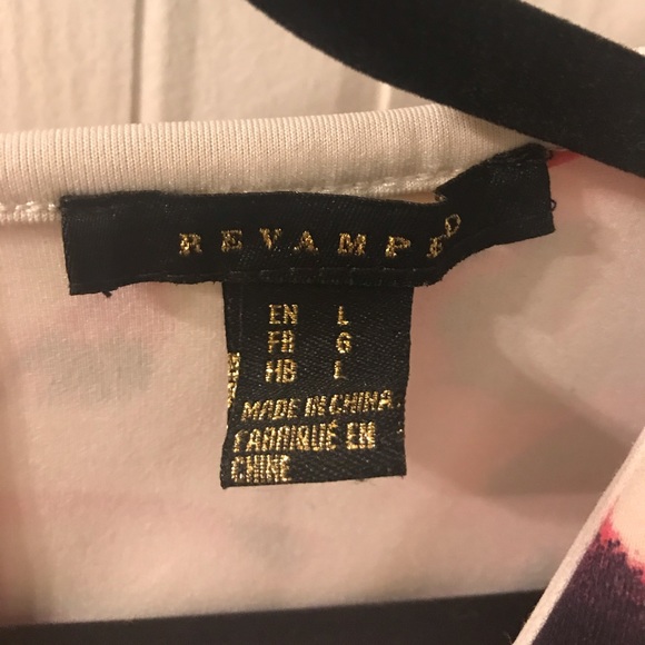 NWOT Floral print romper sz L - Picture 3 of 3